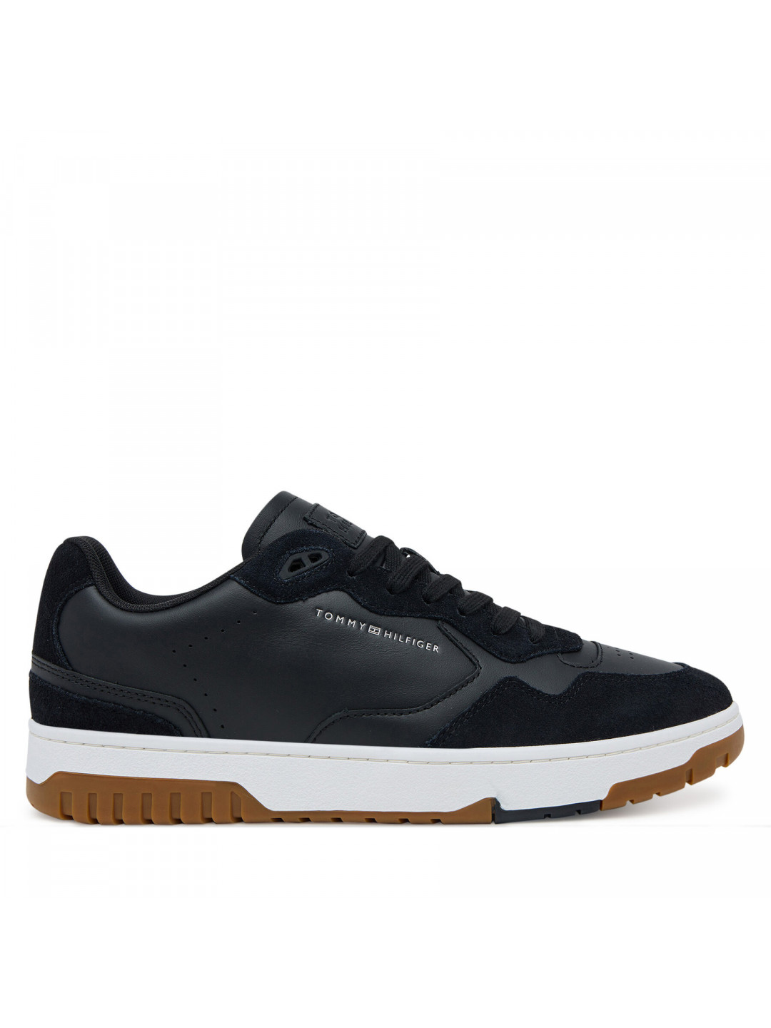 Sneakersy Tommy Hilfiger Th Basket Better Mix FM0FM05520 Černá
